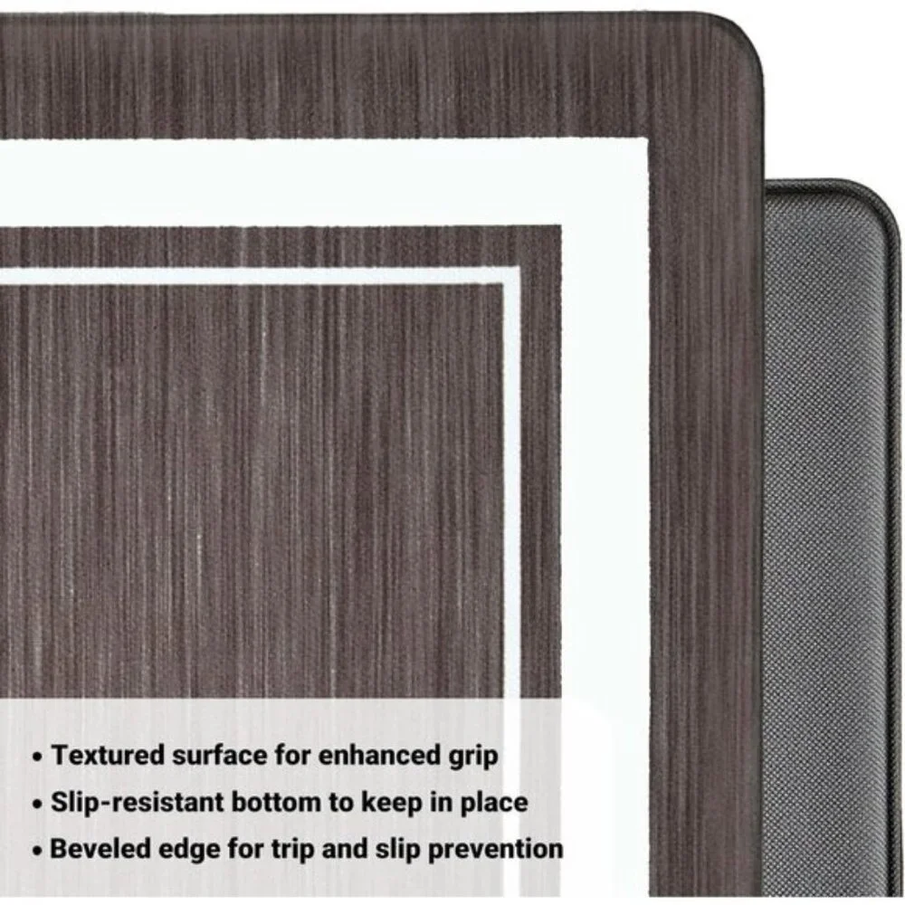 New Anti-Fatigue Kitchen Mat Set, Cushioned, Non-Slip, Waterproof, Washable